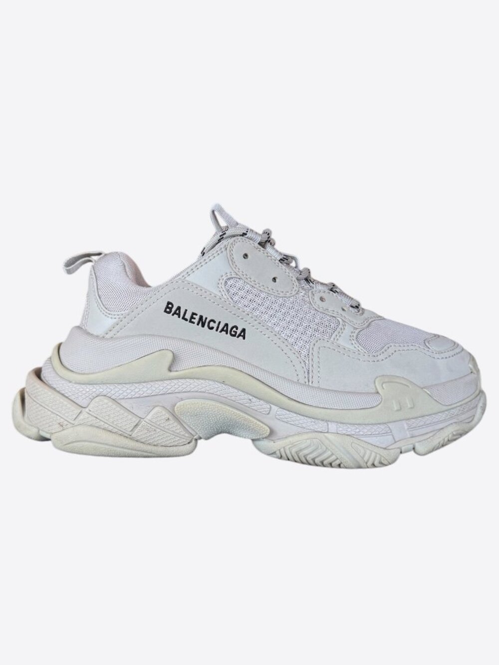 Balenciaga White Triple S Women's Sneakers